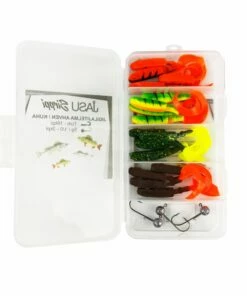 Jasu Jasu Sirppi Jig Assortment 7 cm 16 pcs. + Jig Heads