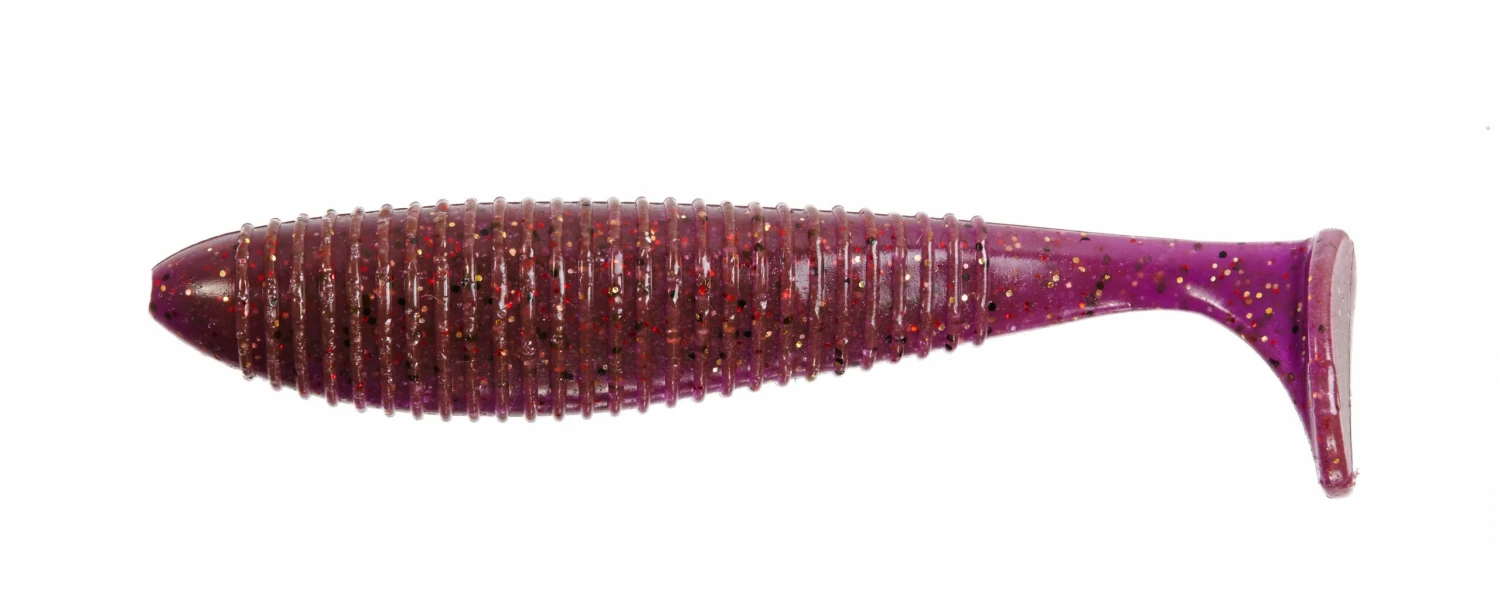 Lucky John Lucky John Joco Shaker Shad 3.5", 4-Pack Color:F01 4 Lucky John Lucky John Joco Shaker Shad 3.5", 4-Pack Color:F01 - Image 4