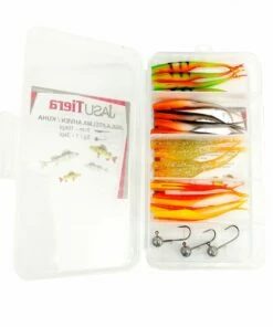 Jasu Jasu Tiera Jig Assortment 8 cm 16 pcs. + jig heads