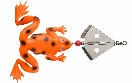 Fladen Fladen Spinning Frog 13 cm Color:Hot Orange 4 Fladen Fladen Spinning Frog 13 cm Color:Hot Orange - Image 4
