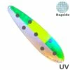 Grizzly Grizzly Heksen LW Salar 18 cm Trolling Lure Color:16 Grøn Gul Holo Pop UV