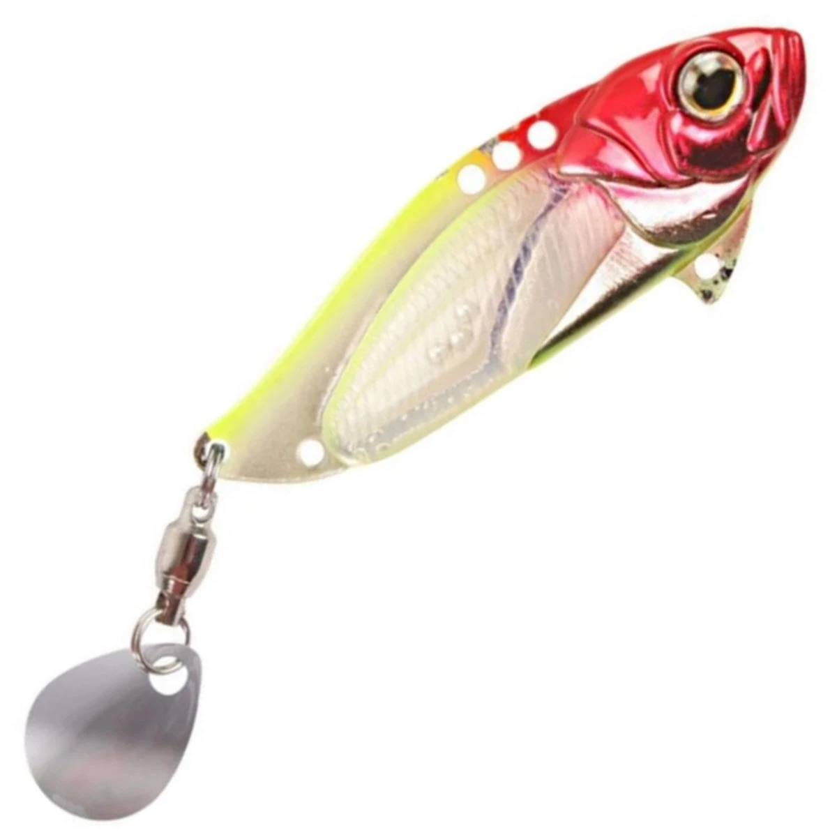 Strike Pro Astro Vibe Colorado Blade 5.5 cm Blade Bait Color:Blue/Silver OB 2 Strike Pro Astro Vibe Colorado Blade 5.5 cm Blade Bait Color:Blue/Silver OB - Image 2