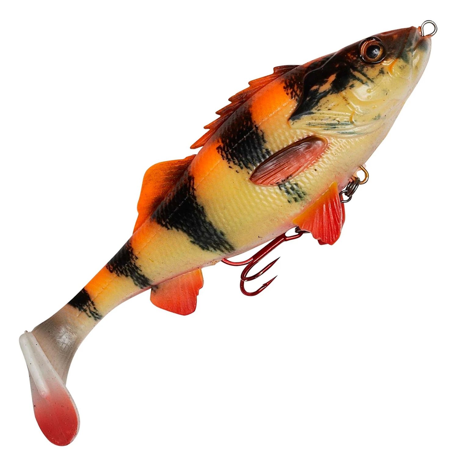 Savage Gear Savage Gear 4D Perch Shad 12.5cm Fish Jig Color:Firetiger 6 Savage Gear Savage Gear 4D Perch Shad 12.5cm Fish Jig Color:Firetiger - Image 6
