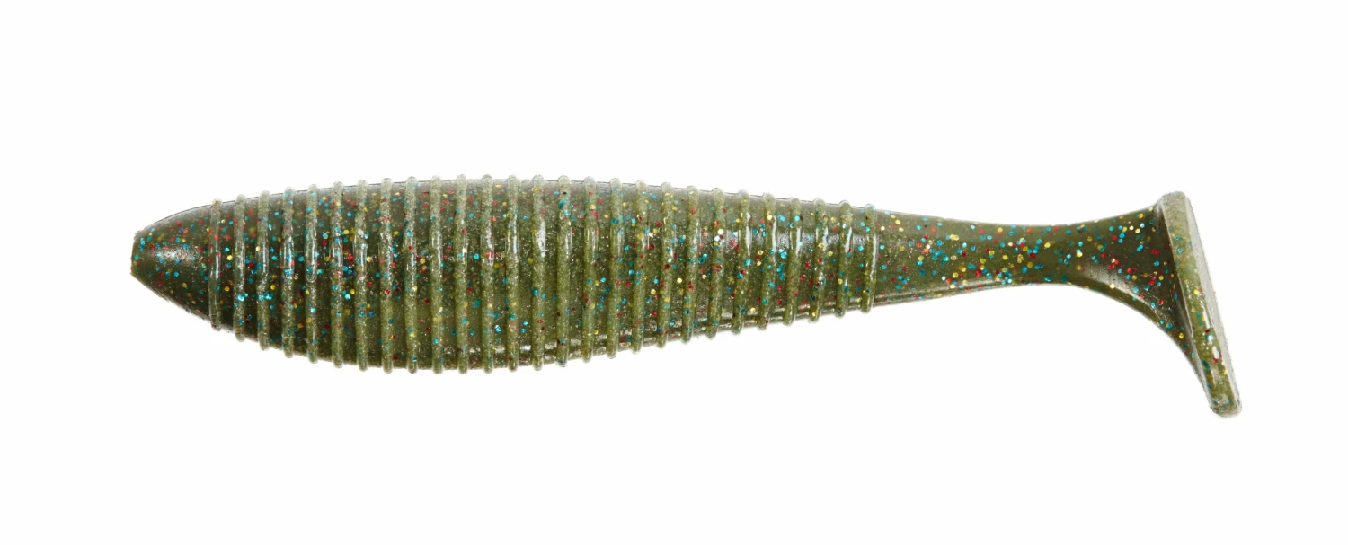 Lucky John Lucky John Joco Shaker Shad 3.5", 4-Pack Color:F01 14 Lucky John Lucky John Joco Shaker Shad 3.5", 4-Pack Color:F01 - Image 14