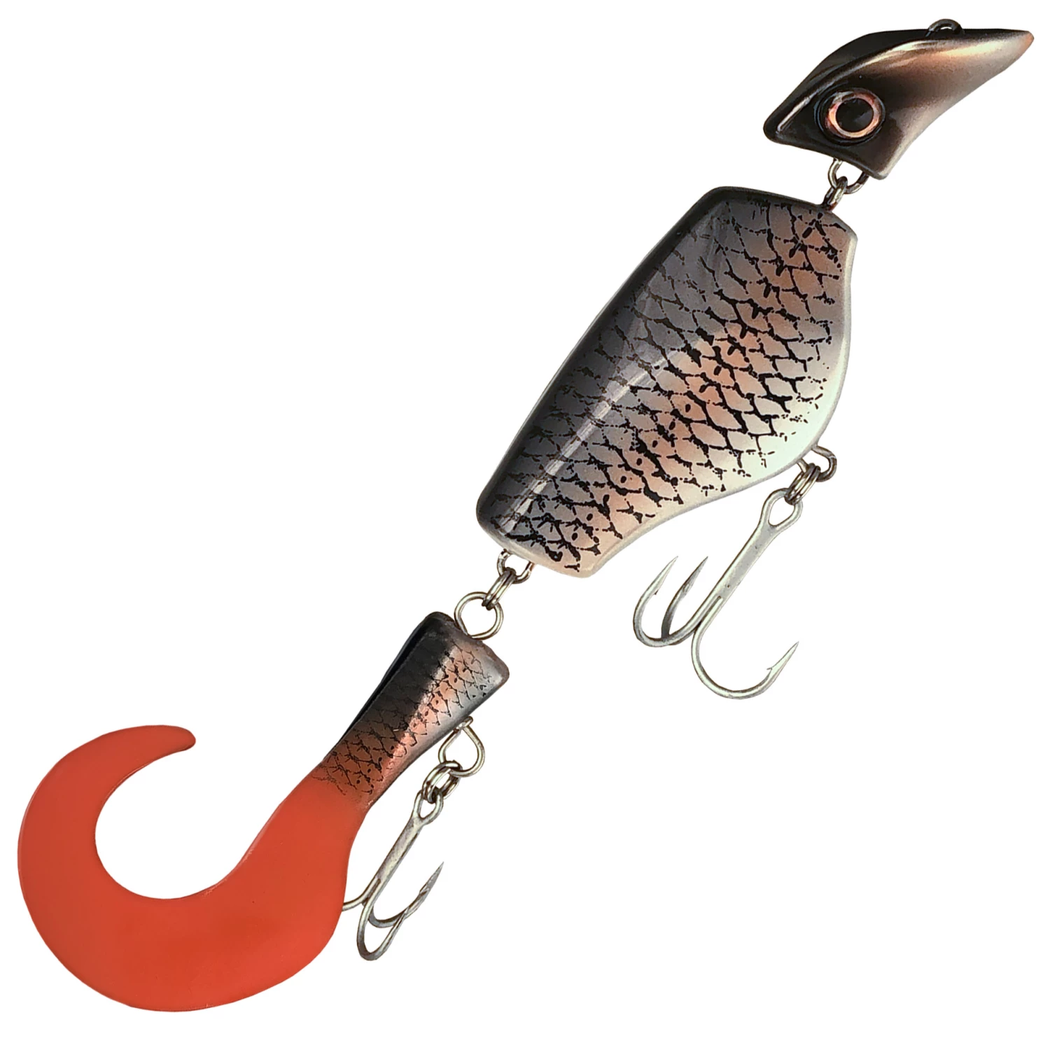 Headbanger Lures Headbanger Lures Tail 23 cm Suspending Jerk Color:Northern Pike 9 Headbanger Lures Headbanger Lures Tail 23 cm Suspending Jerk Color:Northern Pike - Image 9