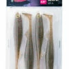 Fox Rage Fox Rage Slick Shad Ultra UV 11 cm Jig 4-pack Color:Motor Oil