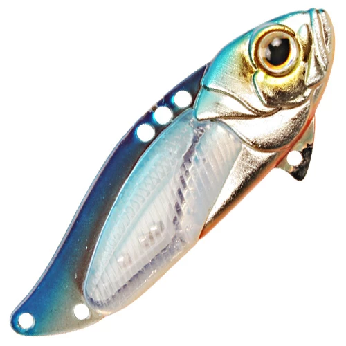 Strike Pro Astro Vibe UV 5.5cm Blade Bait Color:Blue Silver OB 2 Strike Pro Astro Vibe UV 5.5cm Blade Bait Color:Blue Silver OB - Image 2