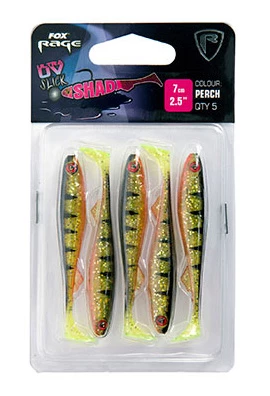 Fox Rage Fox Rage Slick Shad Ultra UV 7 cm Jig 5-pack Color:Motor Oil 4 Fox Rage Fox Rage Slick Shad Ultra UV 7 cm Jig 5-pack Color:Motor Oil - Image 4
