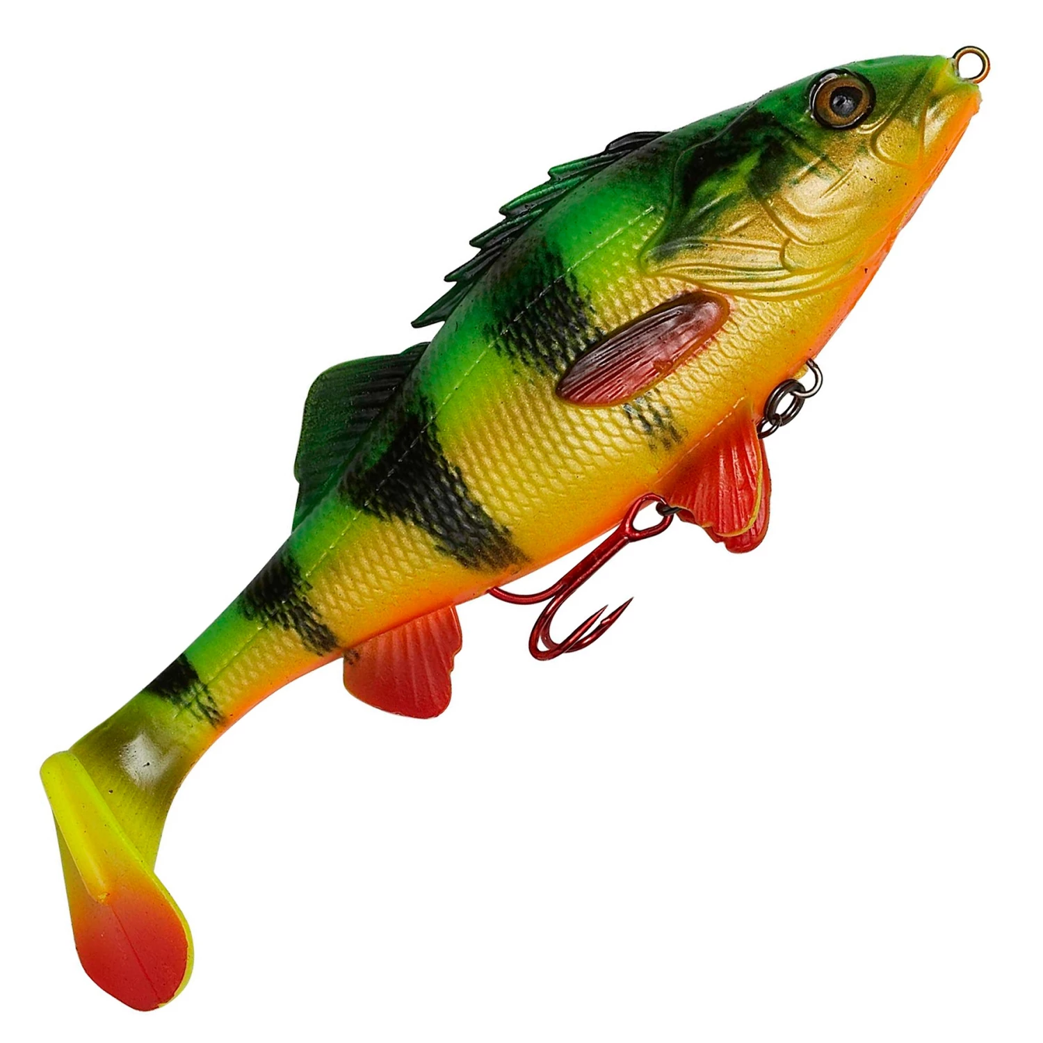 Savage Gear Savage Gear 4D Perch Shad 17.5cm Fish Jig Color:Firetiger 2 Savage Gear Savage Gear 4D Perch Shad 17.5cm Fish Jig Color:Firetiger - Image 2