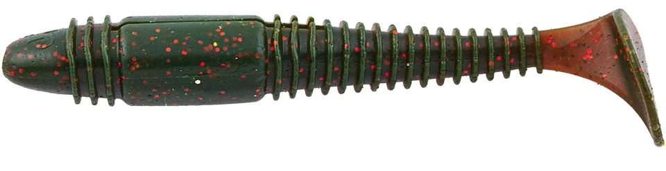 Lucky John Lucky John Tioga Fat Jig 3.9", 5-Pack Color:033 4 Lucky John Lucky John Tioga Fat Jig 3.9", 5-Pack Color:033 - Image 4