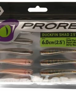 Daiwa Daiwa Prorex Duckfin Shad 2.5" softbait assortment 9pcs / pack Color:FULL SEASON KIT