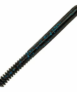 Berkley Berkley Lugworm 4" Black Blue Fleck Jig 20-pack