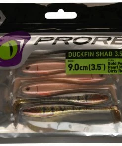 Daiwa Daiwa Prorex Duckfin Shad 3.5" assortment 7pcs / pack Color:FLASH KIT
