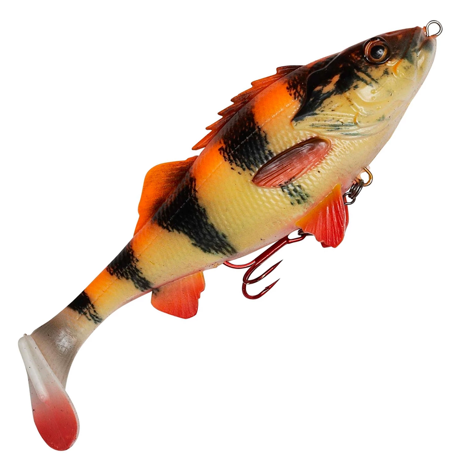 Savage Gear Savage Gear 4D Perch Shad 17.5cm Fish Jig Color:Firetiger 5 Savage Gear Savage Gear 4D Perch Shad 17.5cm Fish Jig Color:Firetiger - Image 5