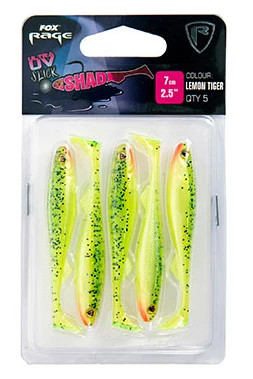 Fox Rage Fox Rage Slick Shad Ultra UV 7 cm Jig 5-pack Color:Motor Oil 2 Fox Rage Fox Rage Slick Shad Ultra UV 7 cm Jig 5-pack Color:Motor Oil - Image 2