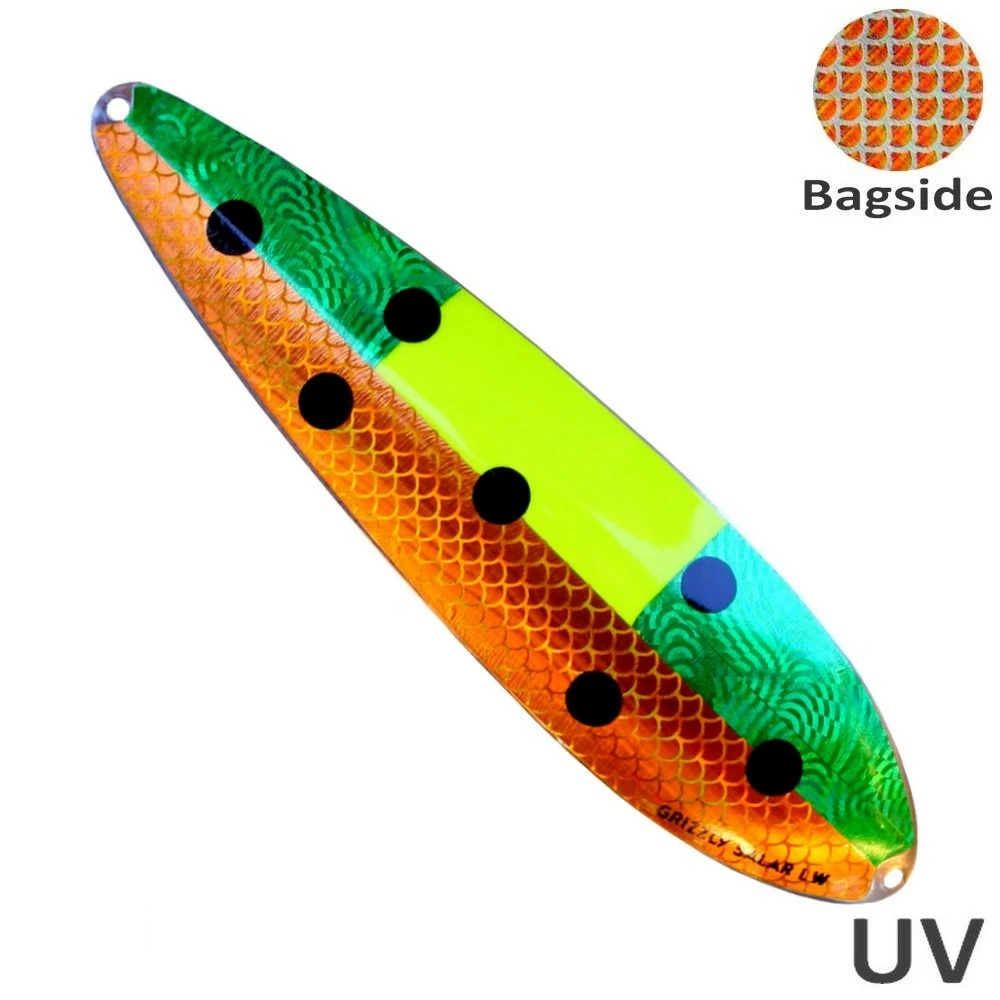 Grizzly Grizzly Heksen LW Salar 18 cm Trolling Lure Color:16 Grøn Gul Holo Pop UV 9 Grizzly Grizzly Heksen LW Salar 18 cm Trolling Lure Color:16 Grøn Gul Holo Pop UV - Image 9