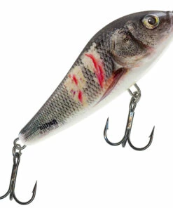 Salmo Salmo Rattlin’ Slider 8 cm Jerk Color:Holo Red Head Striper