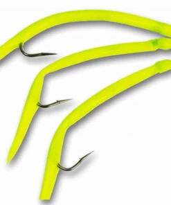 Fladen Fladen Rubber Mac Yellow Rubber Worm Packaging size pcs:3