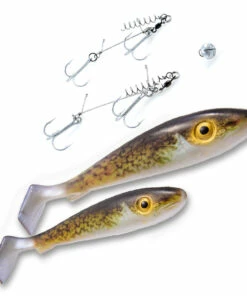 Svartzonker Svartzonker Real Series McRubber The Box 17 / 21 cm Fish Jig 2-pack Color:Hot Eelpout