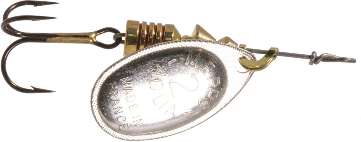 Mepps Mepps Aglia 4 Spinner Color:HOP Silver 1 Mepps Mepps Aglia 4 Spinner Color:HOP Silver