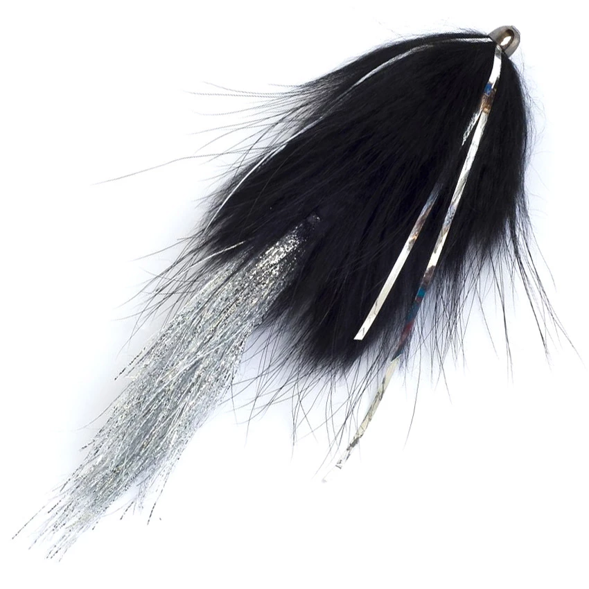 Eumer Eumer Piketube 35 g Fly Color:Black/Silver 3 Eumer Eumer Piketube 35 g Fly Color:Black/Silver - Image 3