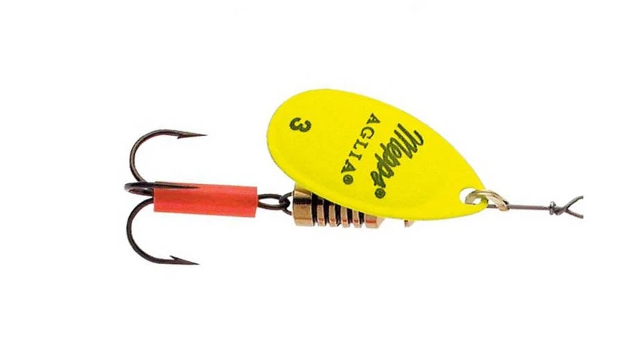 Mepps Mepps Aglia Fluo 3 Spinner Color:KE Yellow 5 Mepps Mepps Aglia Fluo 3 Spinner Color:KE Yellow - Image 5