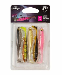 Fox Rage Fox Rage Slick Shad UV 9 cm Jig Assortment 5 pcs.