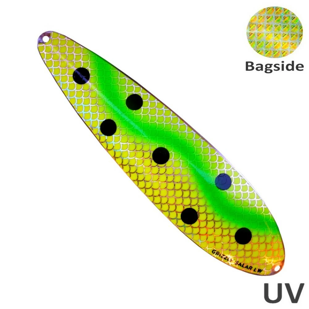 Grizzly Grizzly Heksen LW Salar 18 cm Trolling Lure Color:16 Grøn Gul Holo Pop UV 7 Grizzly Grizzly Heksen LW Salar 18 cm Trolling Lure Color:16 Grøn Gul Holo Pop UV - Image 7